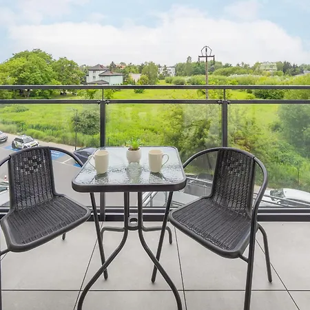 Modern Studio With Balcony By Rent Like Apartment Warsaw